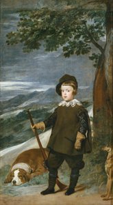 Portrait du prince Baltasar Carlos en chasseur - Diego Velázquez